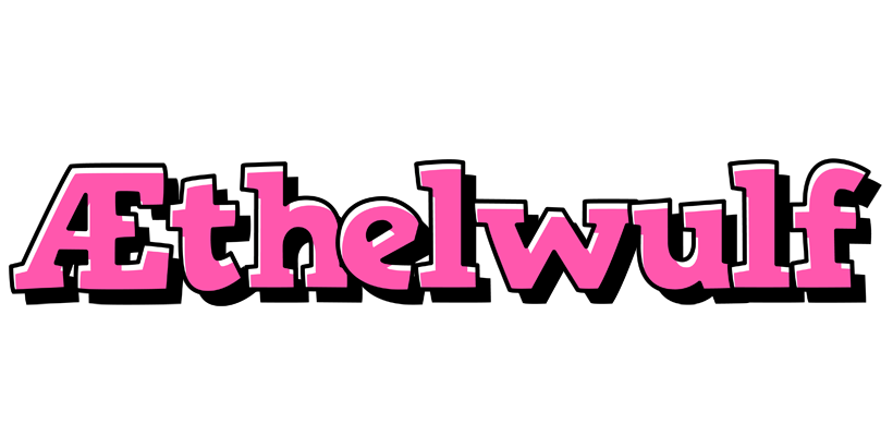 Æthelwulf girlish logo