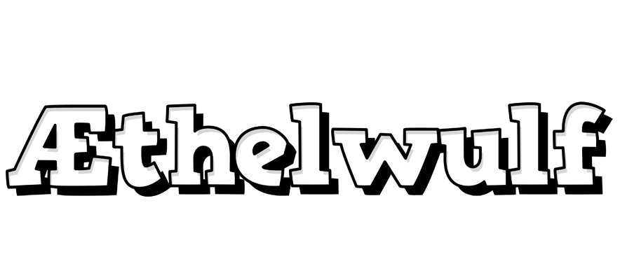 Æthelwulf snowing logo