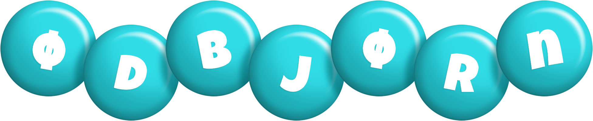 Ødbjørn candy-azur logo