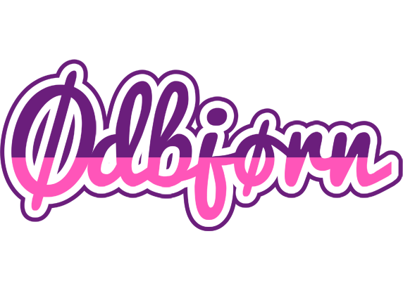 Ødbjørn cheerful logo