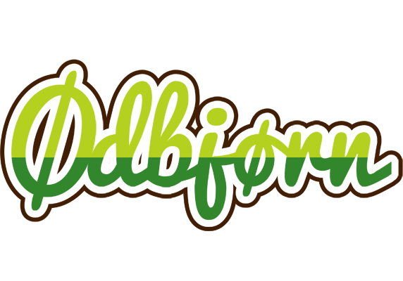 Ødbjørn golfing logo