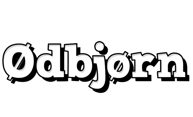 Ødbjørn snowing logo