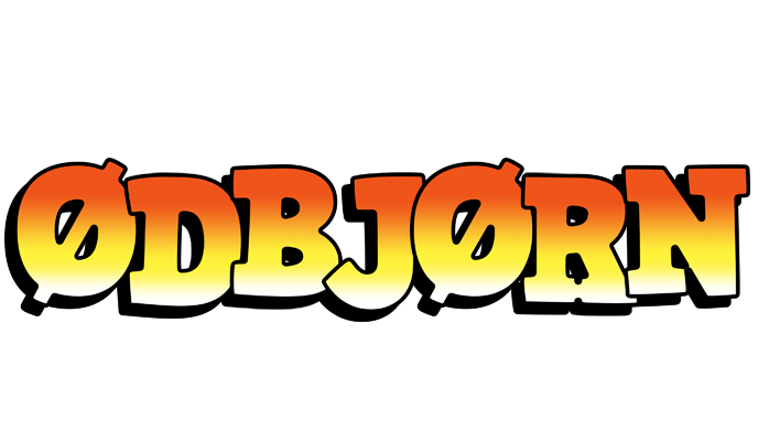 Ødbjørn sunset logo