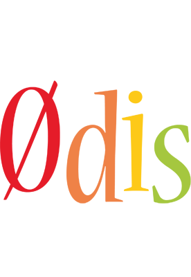 Ødis birthday logo