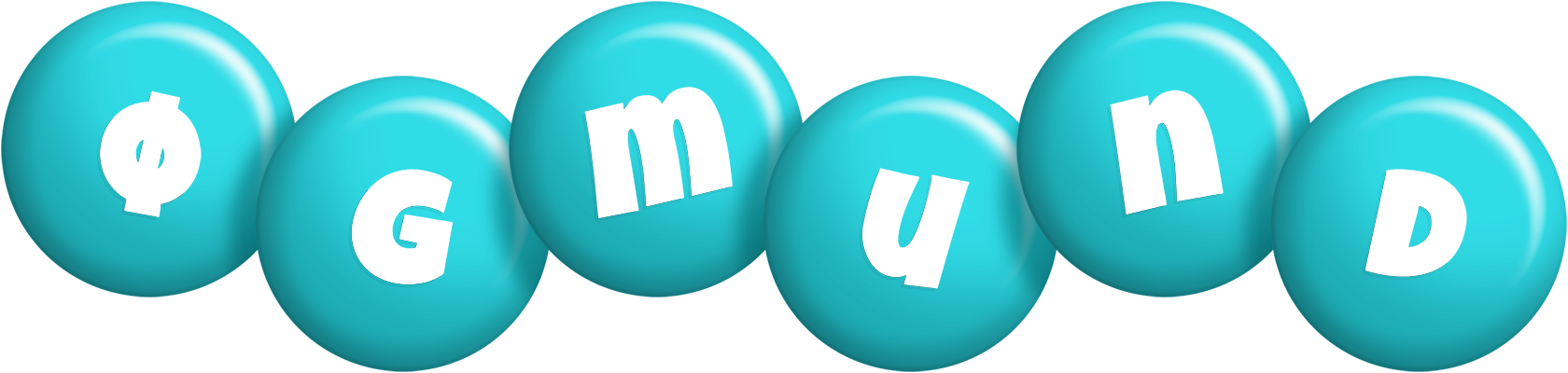 Øgmund candy-azur logo