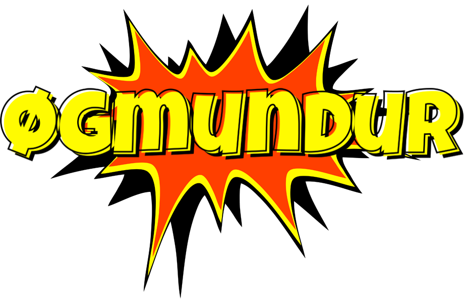 Øgmundur bazinga logo