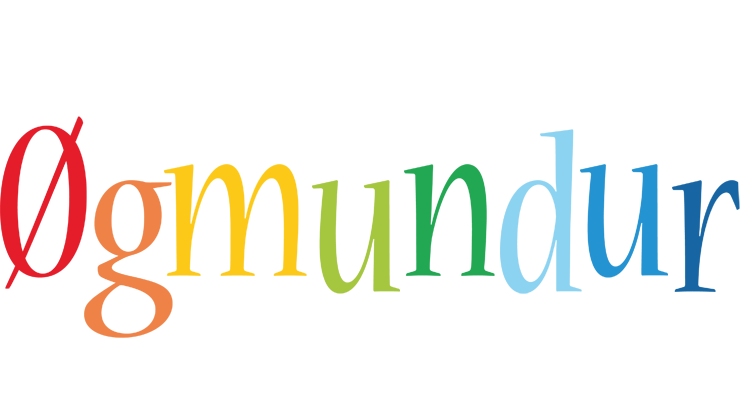Øgmundur birthday logo