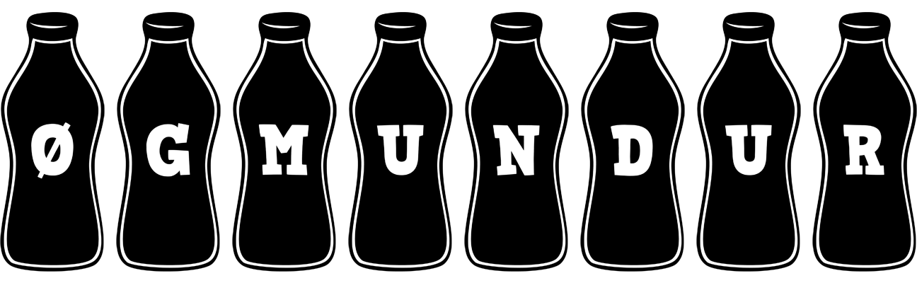 Øgmundur bottle logo