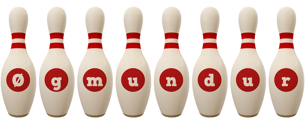 Øgmundur bowling-pin logo