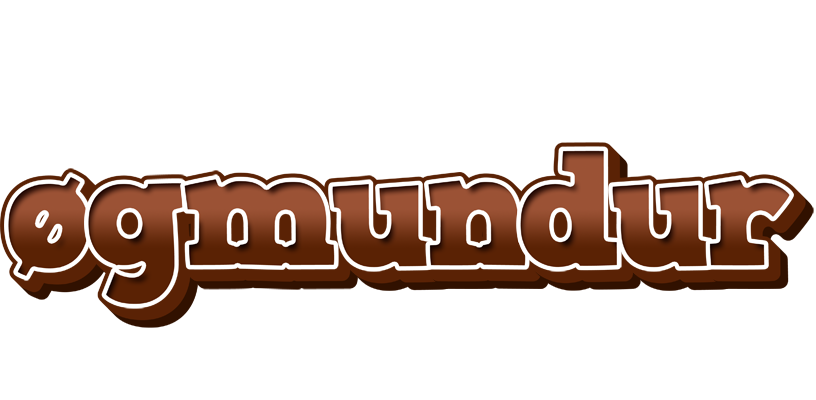 Øgmundur brownie logo