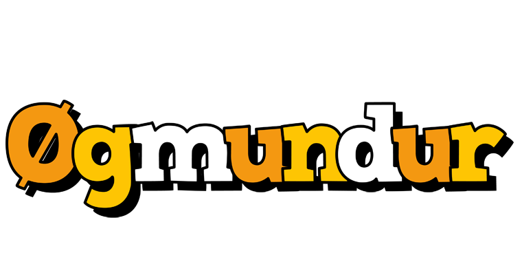 Øgmundur cartoon logo