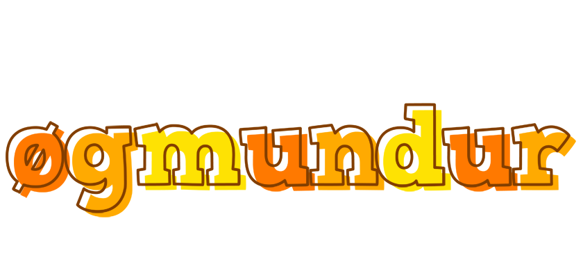 Øgmundur desert logo