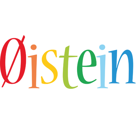 Øistein birthday logo
