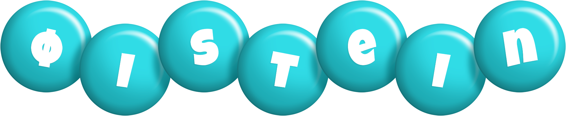Øistein candy-azur logo