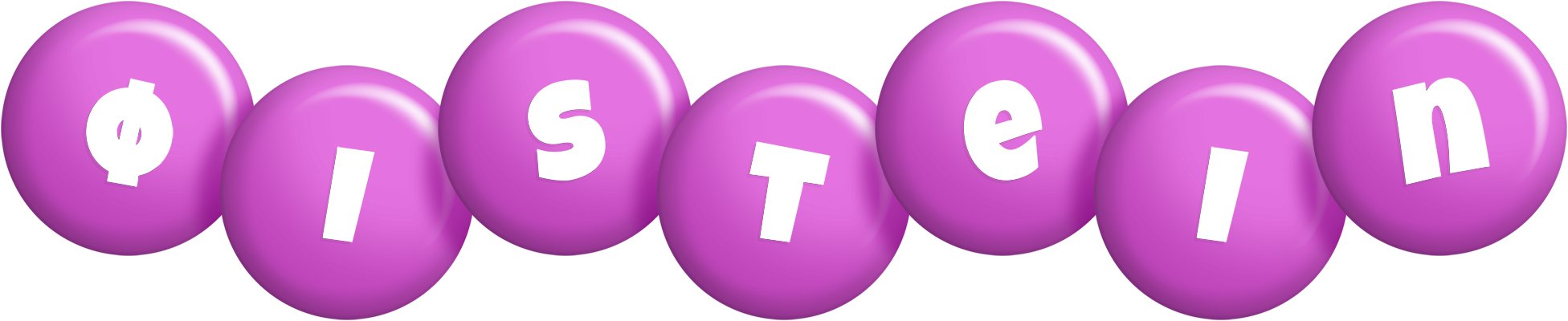 Øistein candy-purple logo