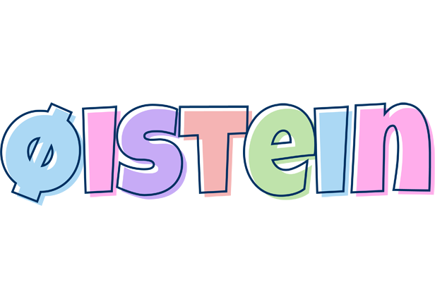 Øistein pastel logo