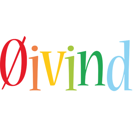 Øivind birthday logo