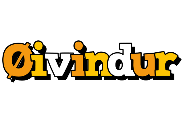 Øivindur cartoon logo
