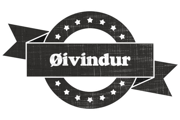 Øivindur grunge logo