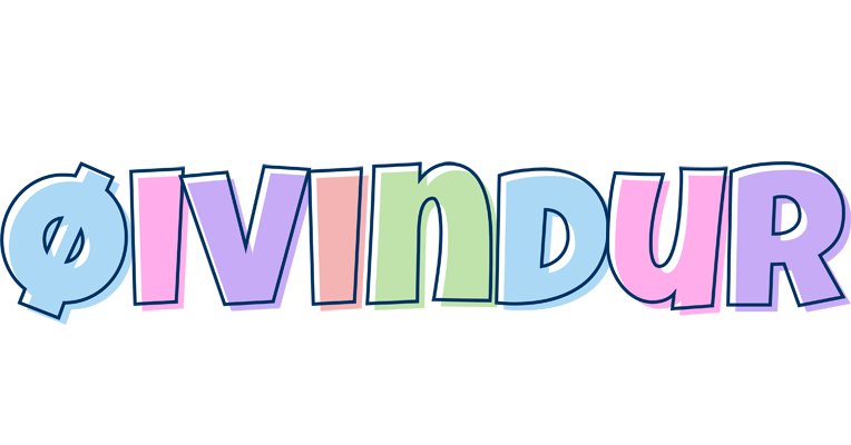 Øivindur pastel logo