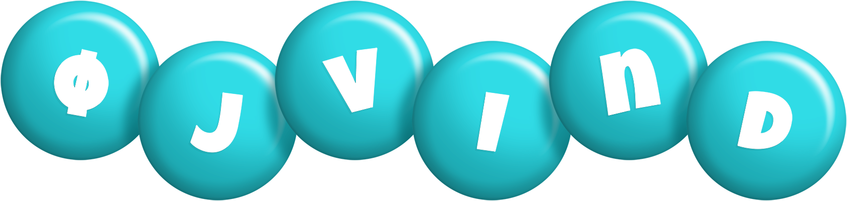Øjvind candy-azur logo