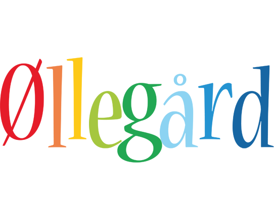 Øllegård birthday logo