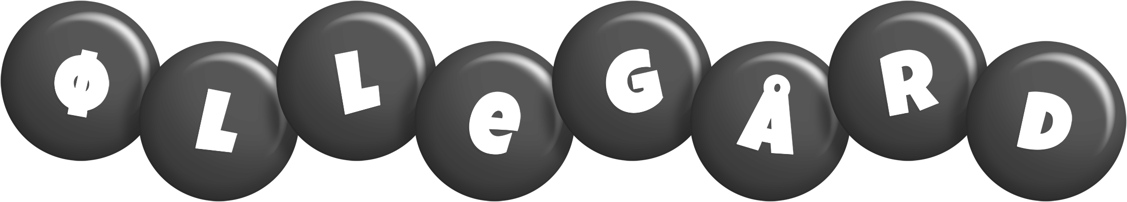 Øllegård candy-black logo