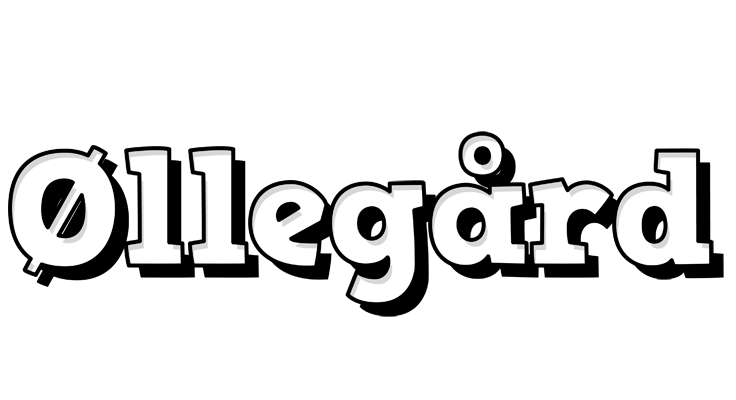 Øllegård snowing logo