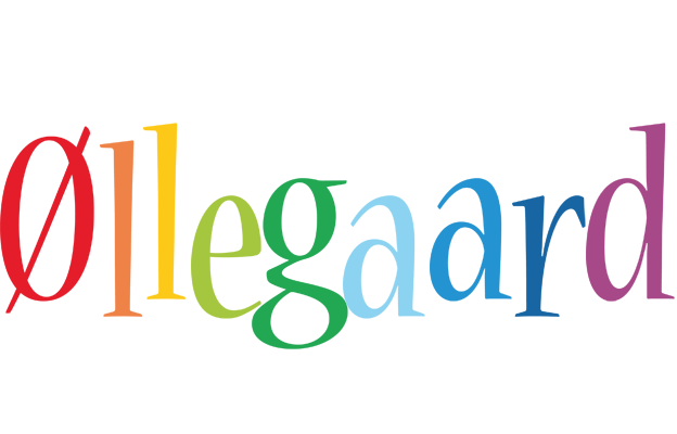 Øllegaard birthday logo