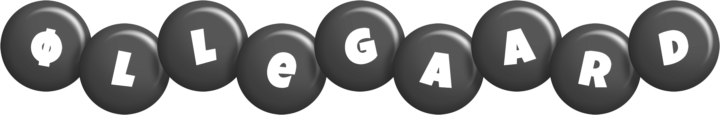 Øllegaard candy-black logo