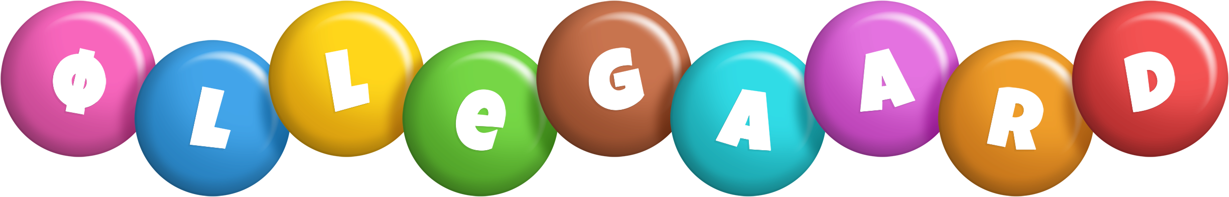 Øllegaard candy logo