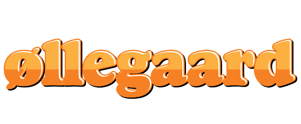 Øllegaard orange logo