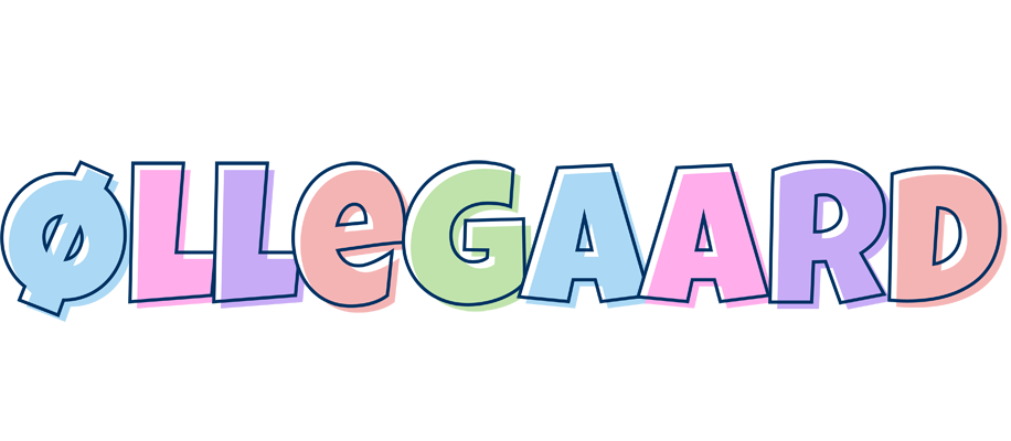 Øllegaard pastel logo