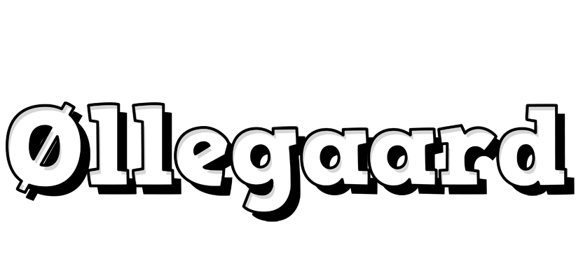 Øllegaard snowing logo