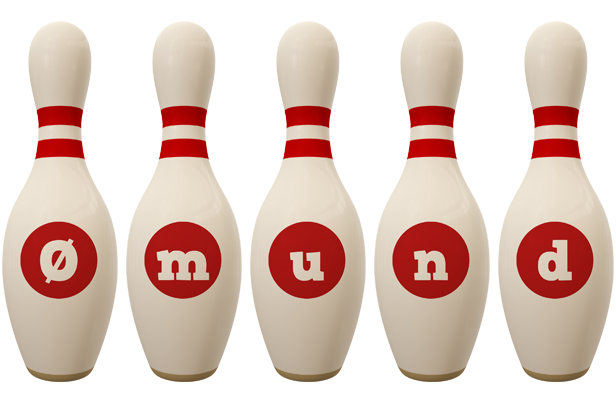 Ømund bowling-pin logo