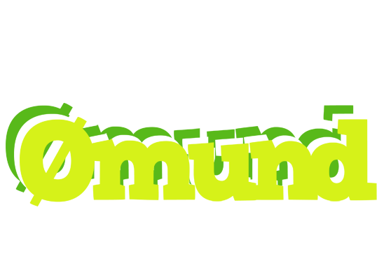 Ømund citrus logo