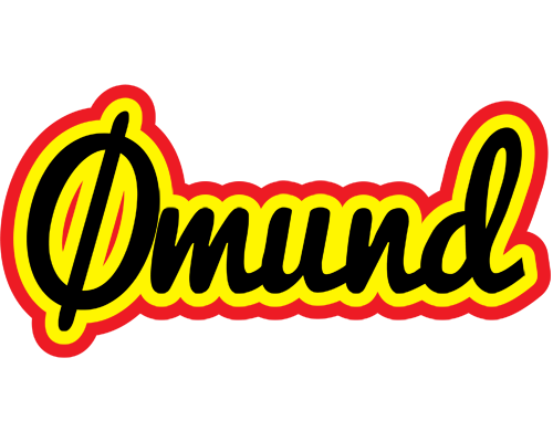 Ømund flaming logo