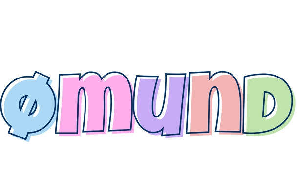 Ømund pastel logo