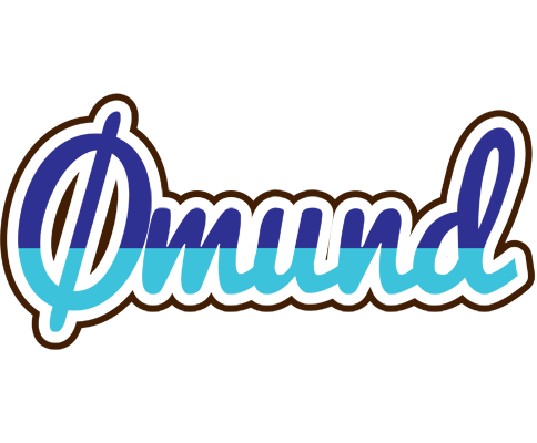 Ømund raining logo