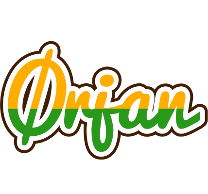 Ørjan banana logo