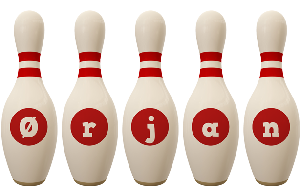 Ørjan bowling-pin logo