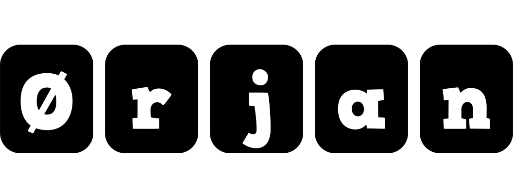Ørjan box logo