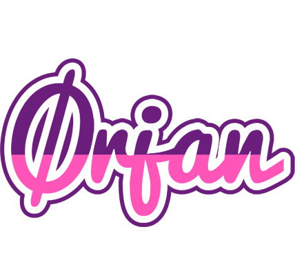 Ørjan cheerful logo