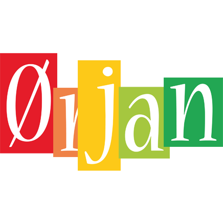 Ørjan colors logo