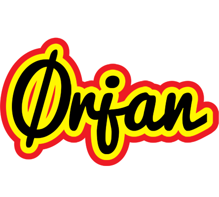 Ørjan flaming logo