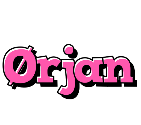 Ørjan girlish logo