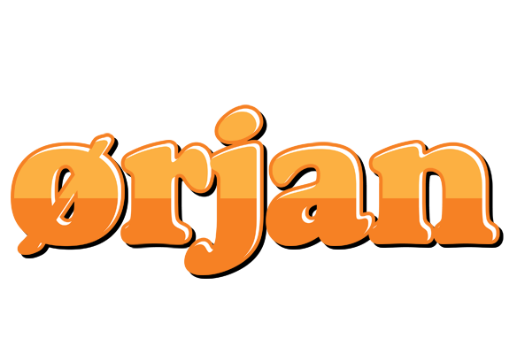 Ørjan orange logo