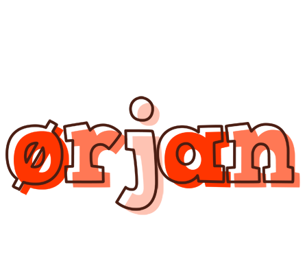 Ørjan paint logo