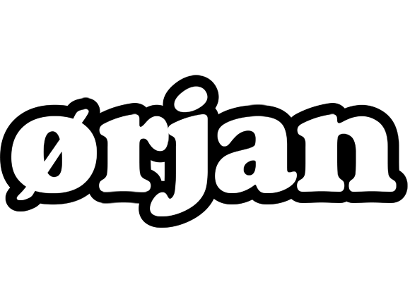 Ørjan panda logo
