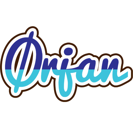 Ørjan raining logo